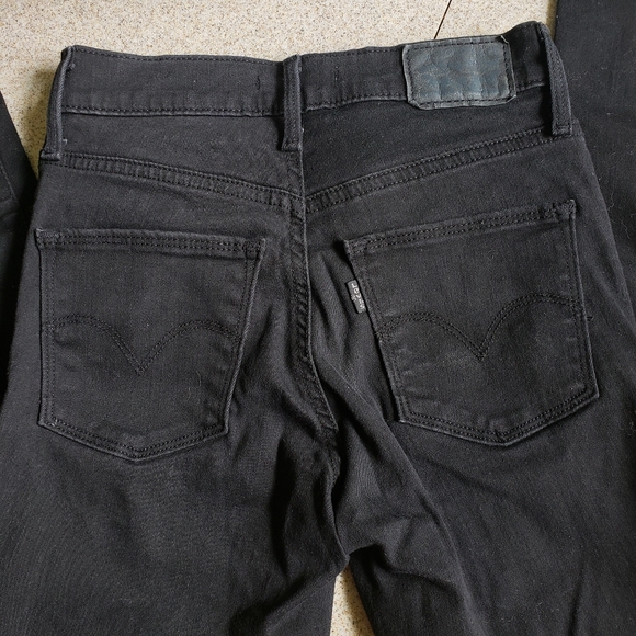Levis black super skinny jeans - Picture 3 of 6